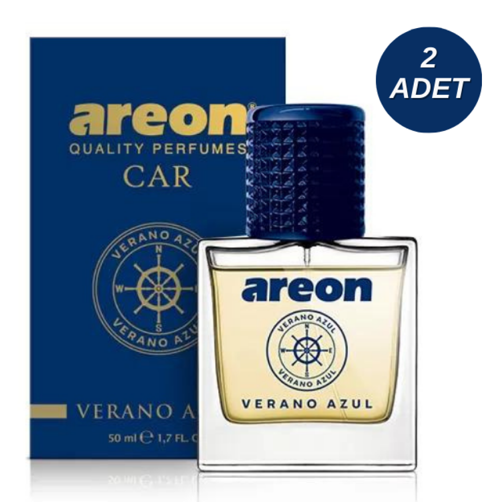 Areon 50ml Verano Azul Araç Parfümü 2 Adet