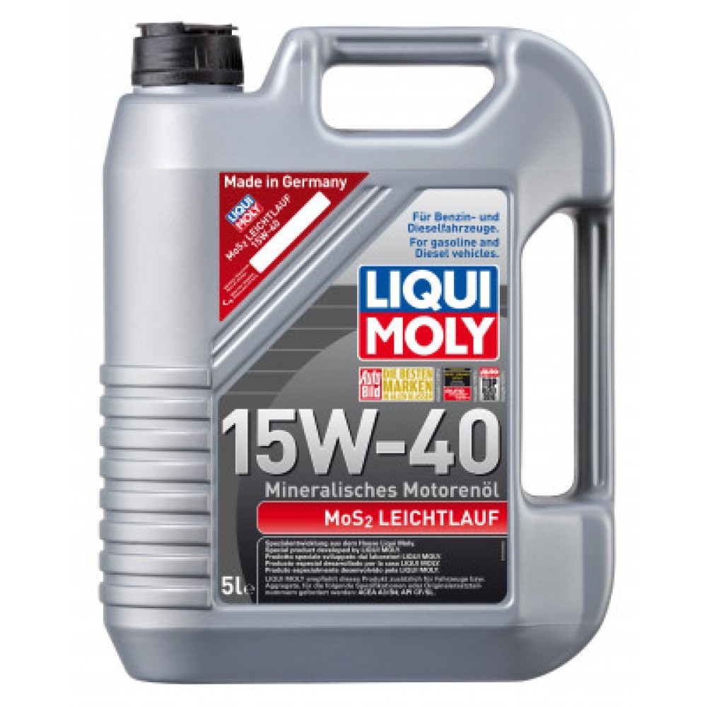 Liqui Moly MoS2 Leichtlauf 15W-40 Motor Yağı 5 Litre 2571