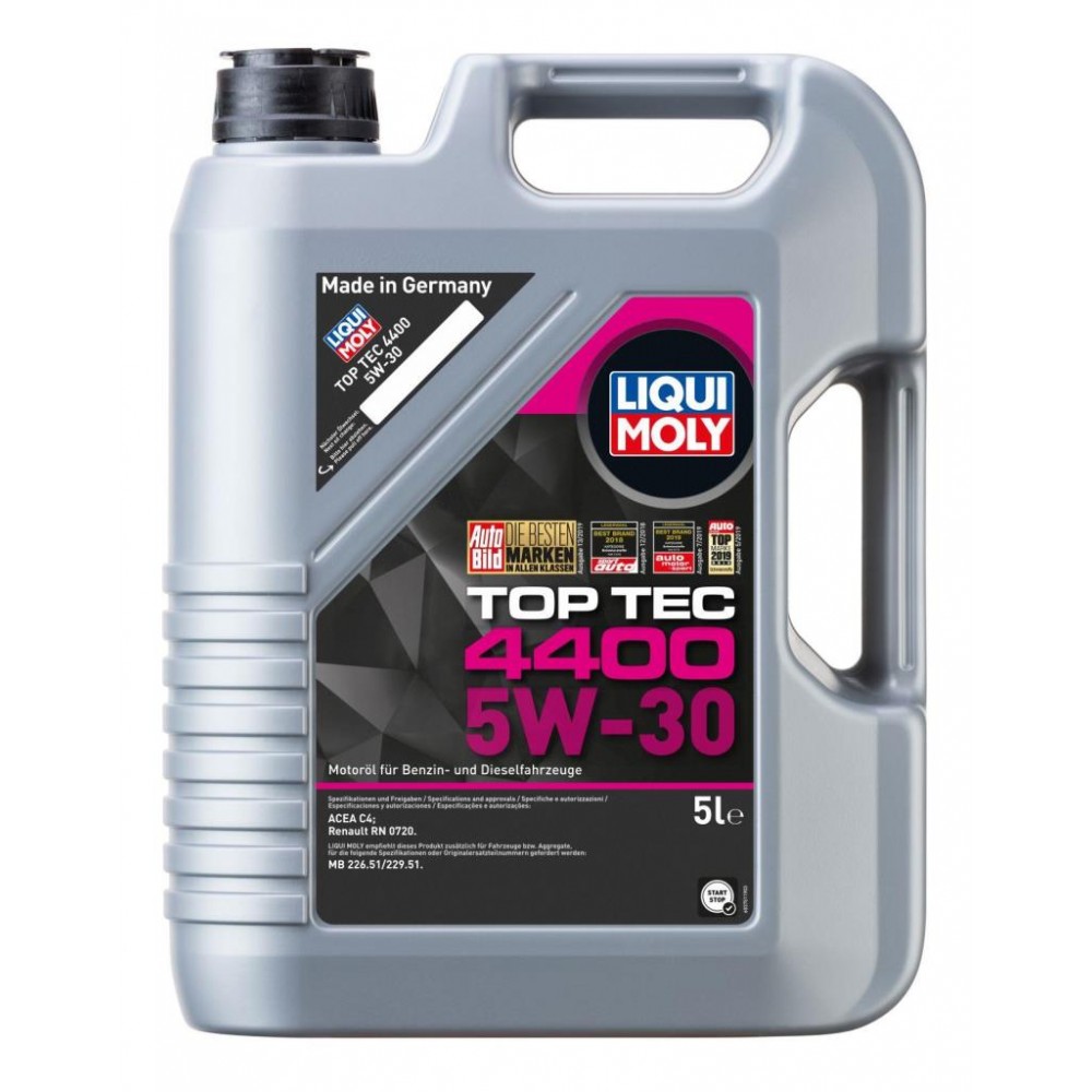 Liqui Moly Top Tec 4400 Sentetik Motor Yağı 5 Lt. 2322