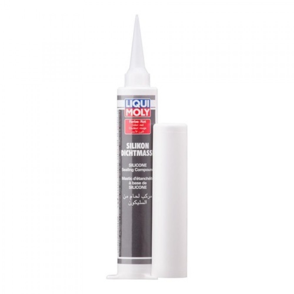 Liqui Moly Kırmızı Otomatik Tabancalı Slikon Macun. 80 ml. 8948