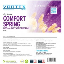 Vortex "Comfort Spring" Oto ve Ortam Parfümü 5 kg.