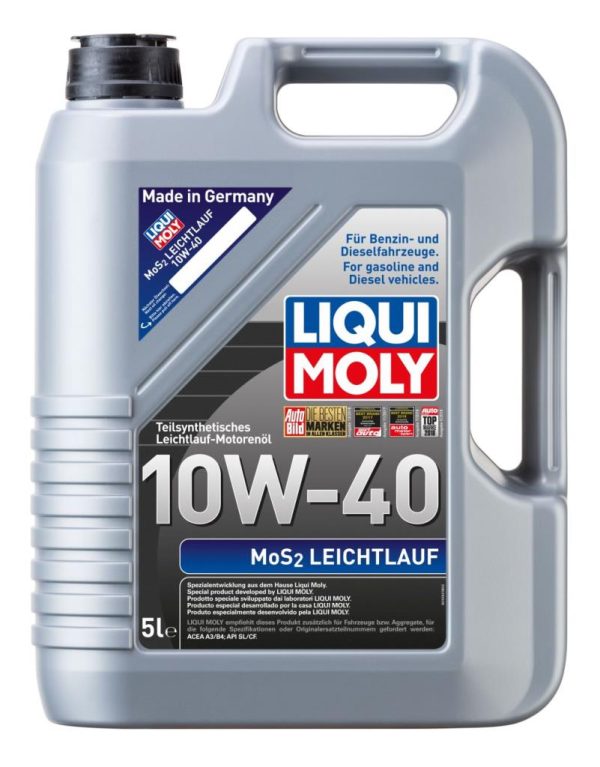 Liqui Moly MoS2 Leichtalauf Yarı Sentetik 10W-40 Motor Yağı. 5 lt