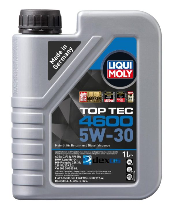 Liqui Moly Top Tec 4600 5W-30 Tam Sentetik Motor Yağı 1 Lt. 2315