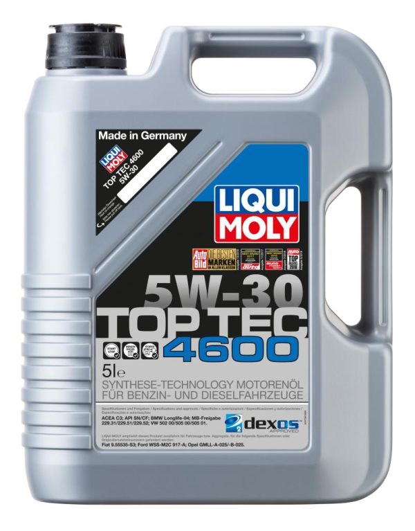 Liqui Moly Top Tec 4600 5W-30 Tam Sentetik Motor Yağı 5 Lt. 2316