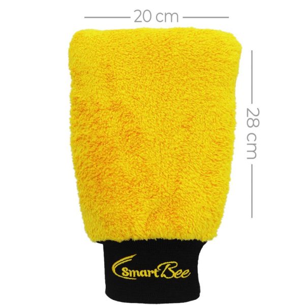 SmartBee Mikrofiber Yıkama Eldiveni 300 gsm 20x28 cm 1 Adet - Görsel 2