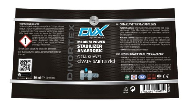 Dvx Orta Kuvvet Civata Sabitleyici 50 ml - Görsel 2