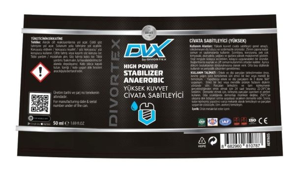 Dvx Yüksek Kuvvet Civata Sabitleyici 50 ml - Görsel 2