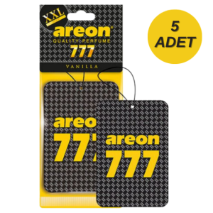 Areon XXL 777 Vanilla Oto Araç Kokusu 5 Adet