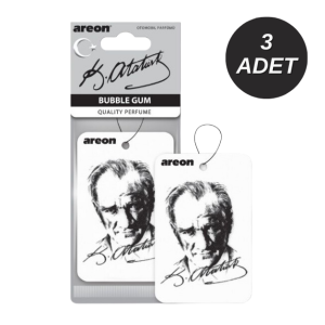 Areon Atatürk Bubble Gum Oto Araç Kokusu 3 Adet