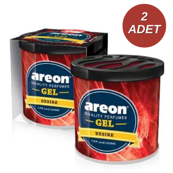 Areon Gel Can Desire Bardaklık Oto Araç Kokusu 2 Adet