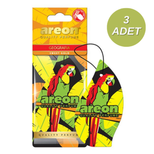 Areon Geografia Sweet Gold Oto Araç Kokusu 3 Adet
