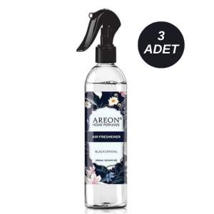 Areon 300ml Black Crystal Oda Spreyi 3 Adet