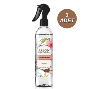 Areon 300ml Coconut Oda Spreyi 3 Adet