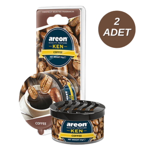 Areon Ken Blister Coffee Bardaklık Oto Araç Kokusu 2 Adet