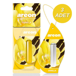 Areon Liquid 5ml Vanilla Oto Araç Kokusu 3 Adet