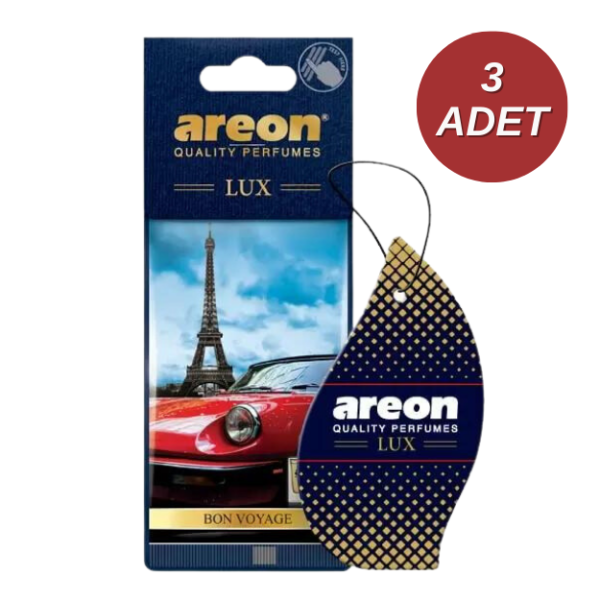 Areon Lux Bon Voyage Oto Araç Kokusu 3 Adet