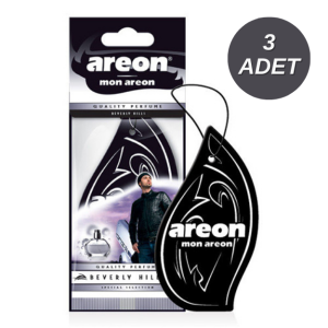 Areon Mon Beverly Hills Oto Araç Kokusu 3 Adet
