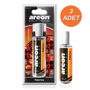 Areon Perfume 35ml Blister Fabrice Sprey Oto Araç Kokusu 3 Adet
