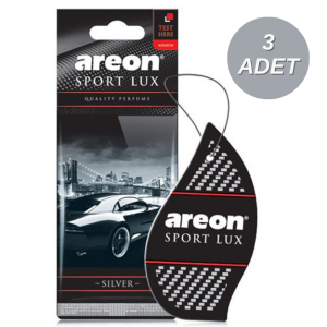 Areon Sport Lux Silver Oto Araç Kokusu 3 Adet