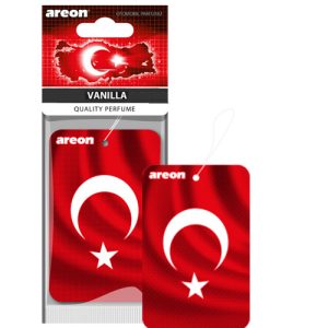 Areon Türk Bayrağı Vanilla Oto Araç Kokusu