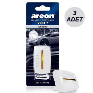 Areon Vent 7 Iceberg Araç Klima Kokusu 3 Adet