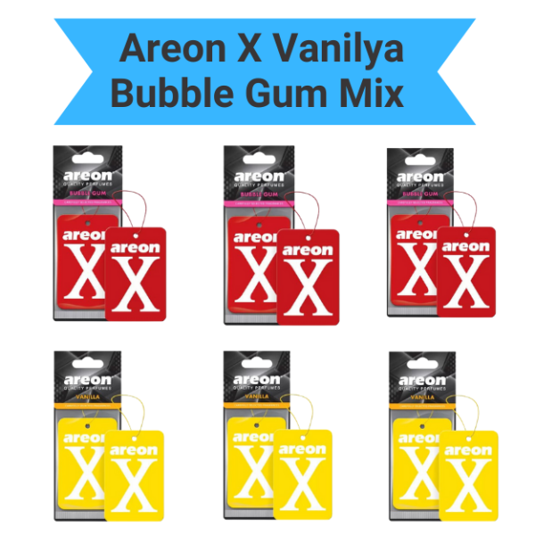 Areon X Vanilya Bubble Gum Set 6 LI