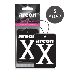 Areon X Bubble Gum Siyah Oto Araç Kokusu 5 Adet