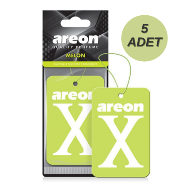 Areon X Melon Yeşil Oto Araç Kokusu 5 Adet