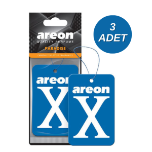 Areon X Paradise Mavi Oto Araç Kokusu 3 Adet