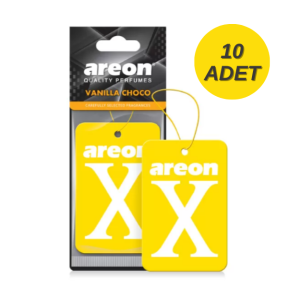 Areon X Vanilla Choco Sarı Oto Araç Kokusu 10 Adet
