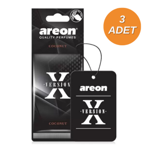 Areon X Version Coconut Oto Araç Kokusu 3 Adet