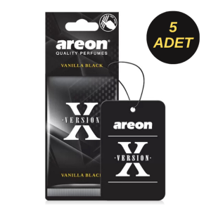 Areon X Version Vanilla Black Oto Araç Kokusu 5 Adet