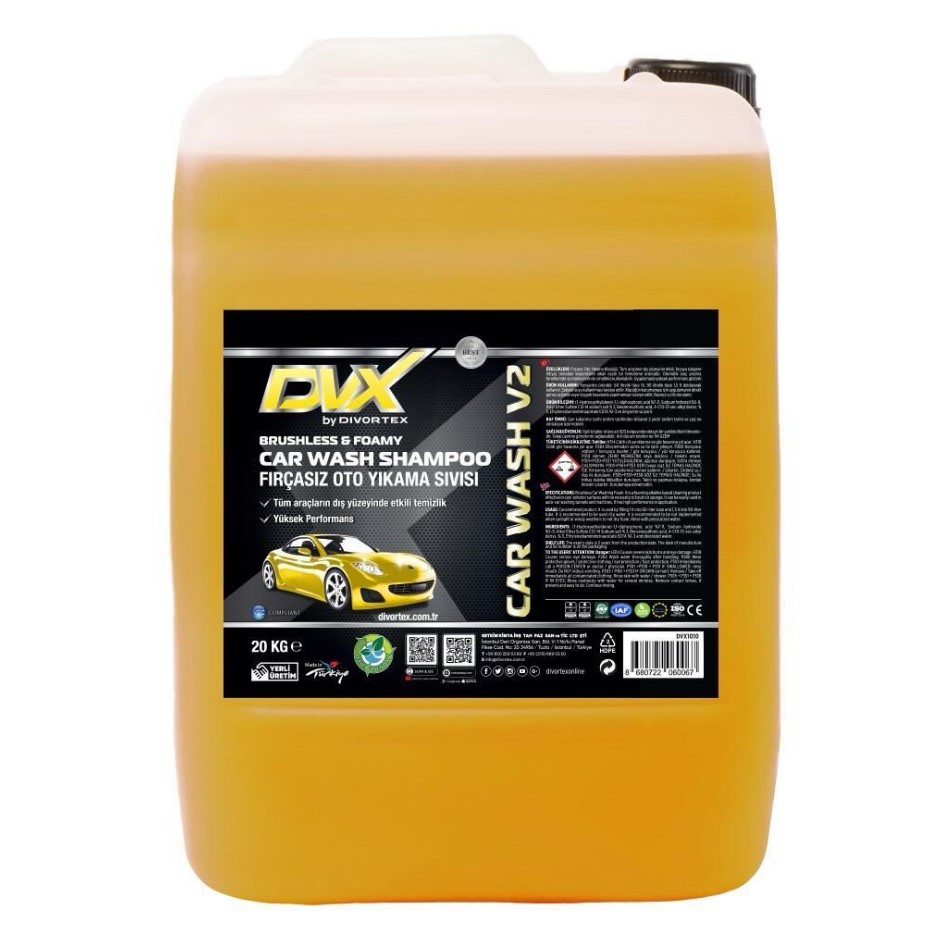 Divortex Car Wash V2 Fırçasız Oto Yıkama Köpüğü 20 Kg.