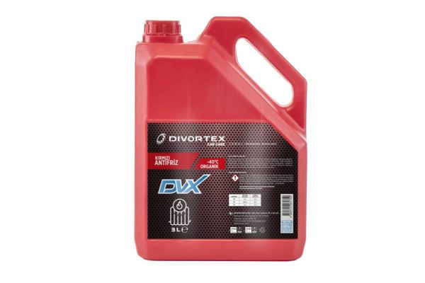 Divortex -40° Organik Kırmızı Antifriz 3 Lt.