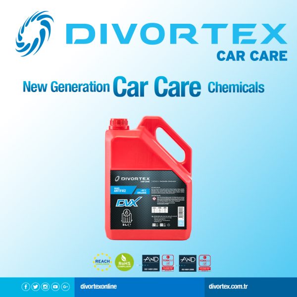 Divortex -40° Organik Mavi Antifriz 3 Lt. - Görsel 2