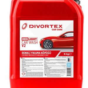 Divortex Car Wash V2 Red Light Fırçasız Oto Yıkama Sıvısı 5 Kg.