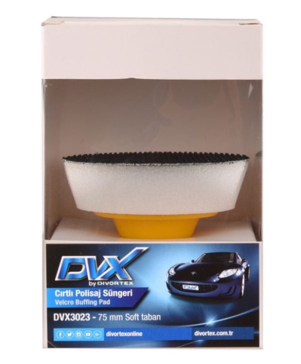 Divortex DVX Yumuşak Cırtlı Mini Polisaj Makinesi Tabanı 75 mm.