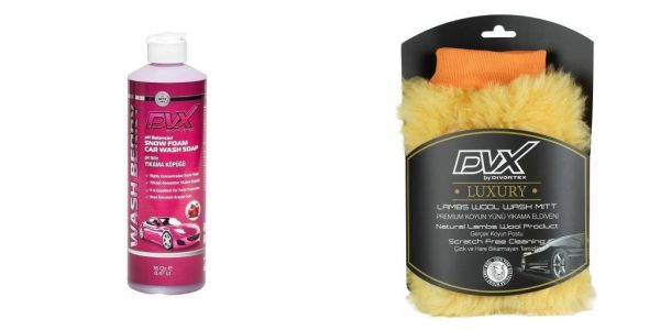 Divortex Wash Berry Yıkama Köpüğü ve Lüks Koyun Yünü Yıkama Eldiveni