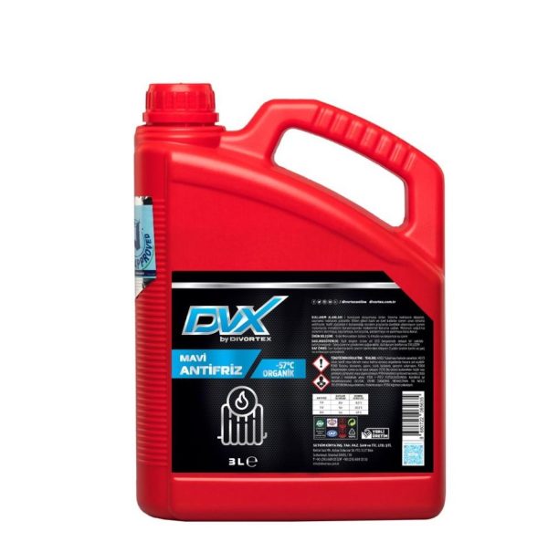 DVX -57° Organik Mavi Antifriz 3 Lt.