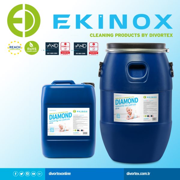 Ekinox Diamond Konsantre Halı Şampuanı 20 kg. - Görsel 2