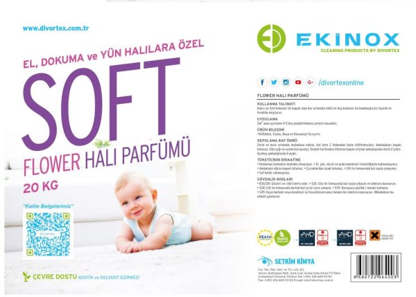 Ekinox Diamond Soft Flower Halı Parfümü 20 kg. - Görsel 7
