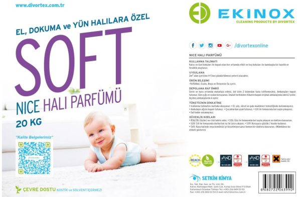 Ekinox Soft Nice Halı Parfümü 20 kg. - Görsel 8