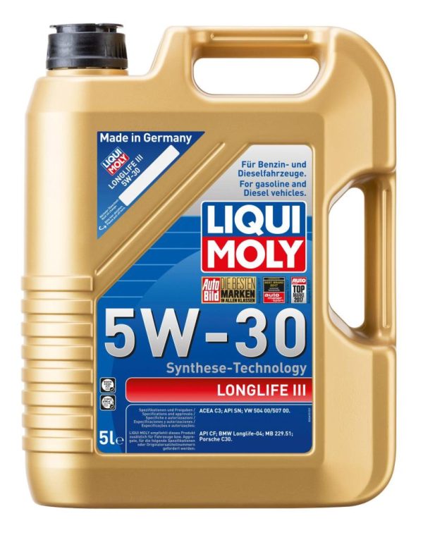 Liqui Moly Long Life III 5w-30 Sentetik Motor Yağı 5 Lt. 20822