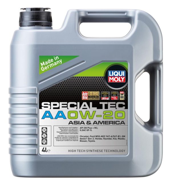 Liqui Moly Special Tec. AA 0w20 Sentetik Motor Yağı 4 Lt. 9705