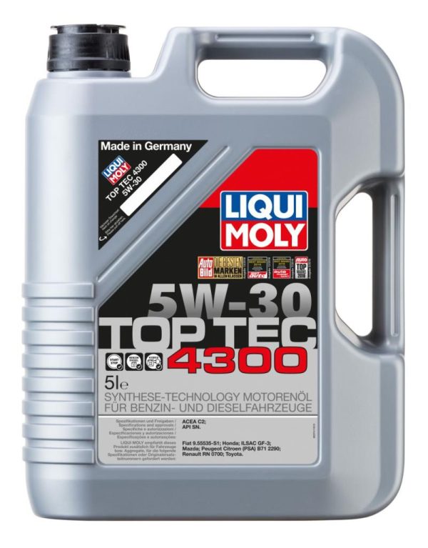 Liqui Moly Top Tec 4300 5W-30 Tam Sentetik Motor Yağı 5 lt. 2324