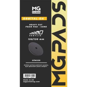 Mg Polisaj Sert Ağır ve Kalın Kat Pasta Süngeri 150 mm