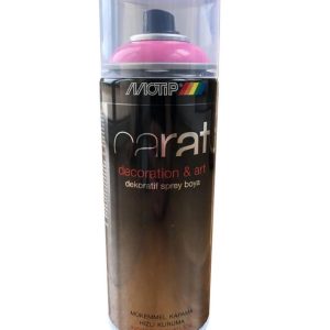 Motip Carat Parlak Koyu Pembe Sprey Boya 400 ml. RAL 4003