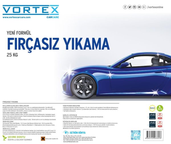 Vortex Fırçasız Oto Yıkama Köpüğü 25 Kg. - Görsel 5
