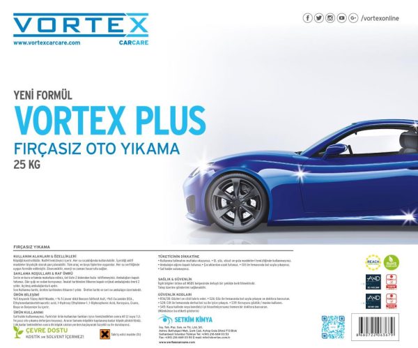 Vortex Plus Fırçasız Oto Yıkama Köpüğü 25 Kg. - Görsel 5