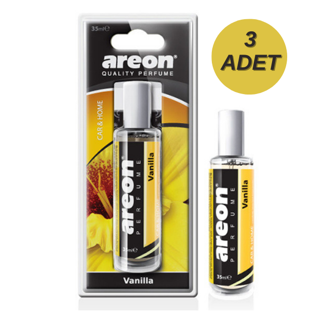 Areon Perfume 35ml Vanilla Sprey Oto Araç Kokusu 3 Adet